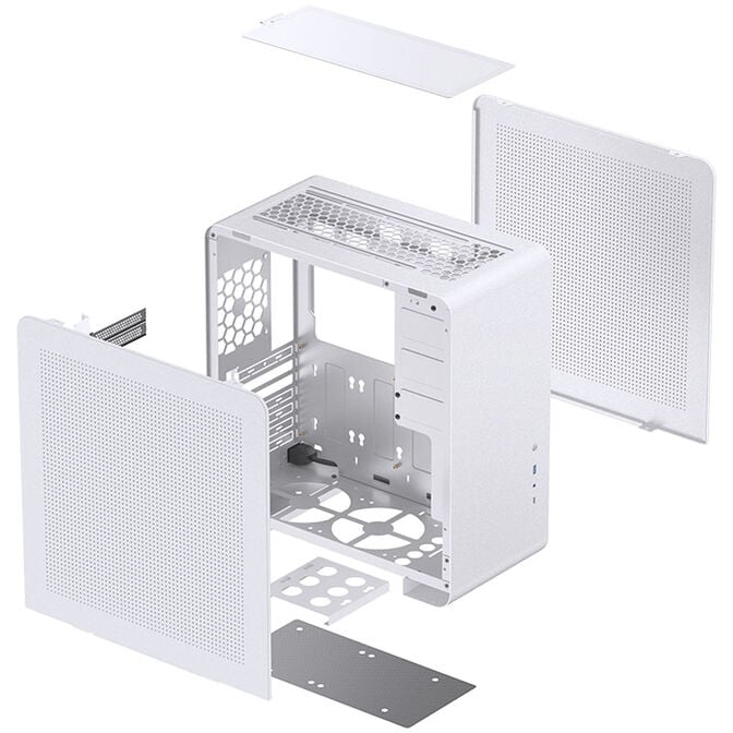Jonsbo U4 Pro Mesh Mid Tower - White image number 6