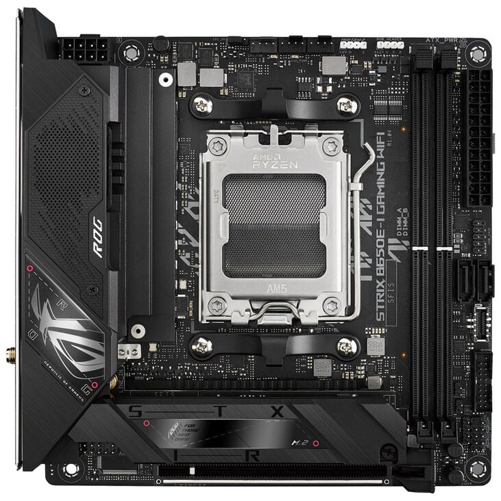ASUS ROG Strix B650E-I Gaming WiFi Motherboard, Socket AM5, AMD B650, Mini-ITX, DDR5 image number 2