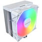 Montech NX400 White CPU-Kühler, ARGB - 120mm, weiß