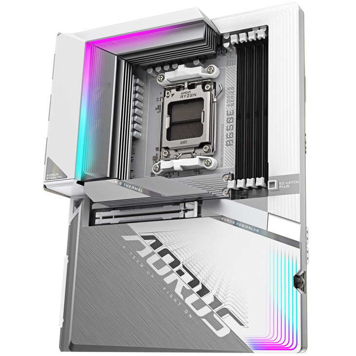 GIGABYTE B650E AORUS Stealth ICE, Sockel AM5, AMD B650E, ATX - DDR5 image number 4