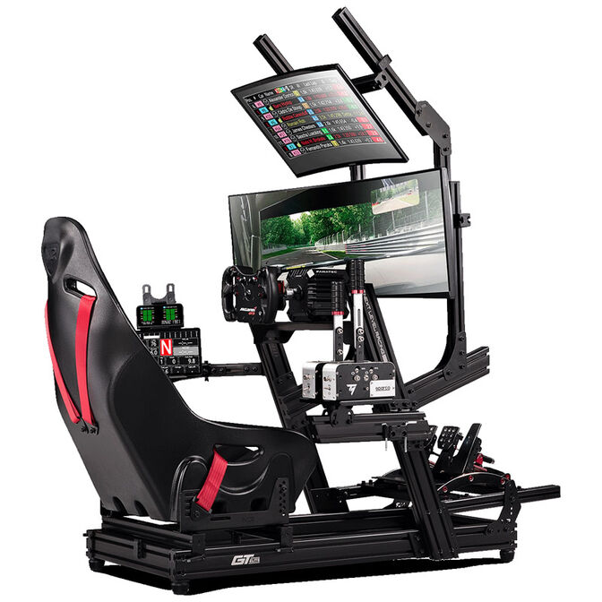 Next Level Racing GTElite Aluminium Simulator Cockpit - Wheel Plate Edition + O-Rouge C1-XL Cold Fusion Simracing Seat image number 8