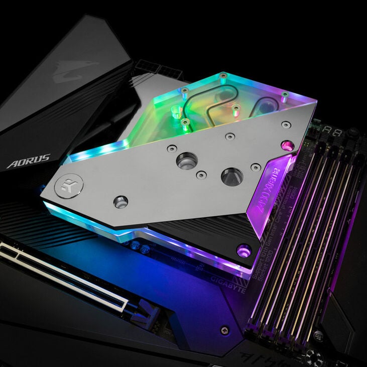 EK Water Blocks EK-Quantum Momentum AORUS Z490 Xtreme D-RGB - Acryl image number 3
