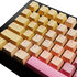 Glorious GPBT Gradient Keycaps, ANSI Layout (US), PBT, Dye-Sub - Grapefruit image number null