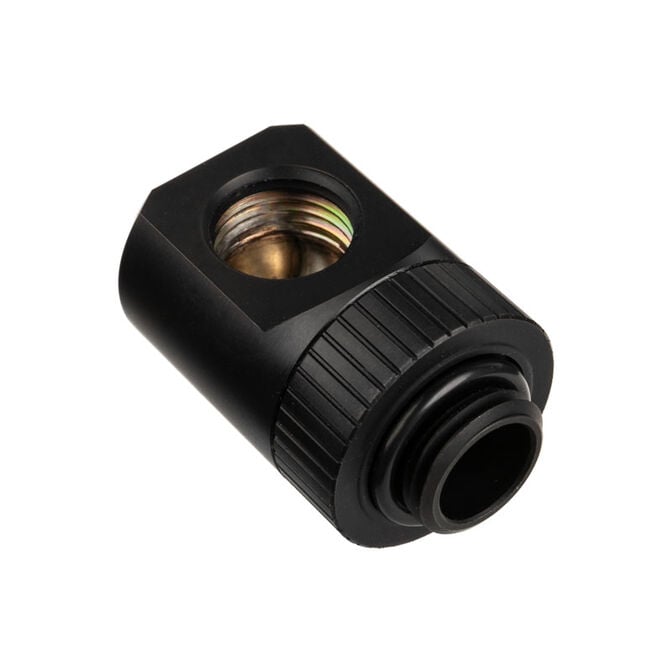 EK Water Blocks EK-Torque Adapter 90 Grad G1/4 Zoll AG auf G1/4 Zoll IG - drehbar, schwarz image number 1