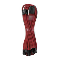 CableMod C-Series PRO ModMesh 12VHPWR auf 3x PCI-e Kabel für Corsair - 60cm, dunkelrot