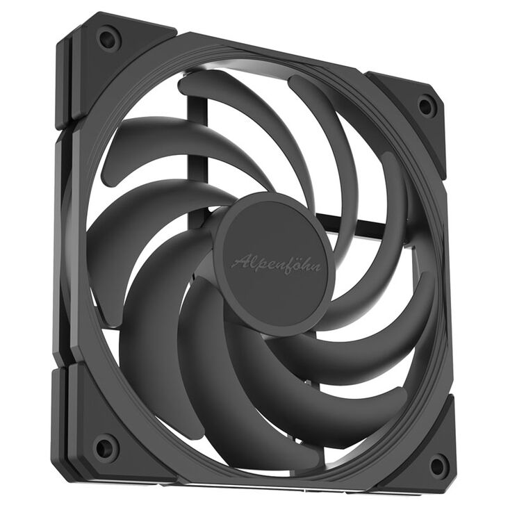 Alpenföhn 120 Jetstream Slim PWM Fan - black image number 5