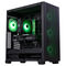 Gaming PC Mach 5 Green, AMD Ryzen 5 7500X3D, RTX 5070 Ti - Prebuilt PC