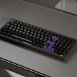 Ducky Cushion 98 Gaming-Tastatur, 96%, US-Layout, Shush Green Switches - Matt schwarz image number null