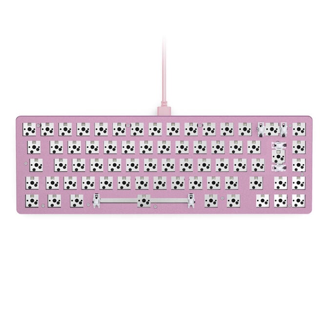 Glorious GMMK 2 Compact Tastatur - Barebone, ISO-Layout, pink image number 1