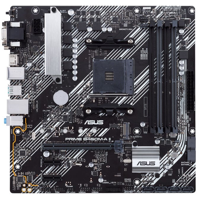 ASUS PRIME B450M-A II, AMD B450 Mainboard - Sockel AM4 image number 2