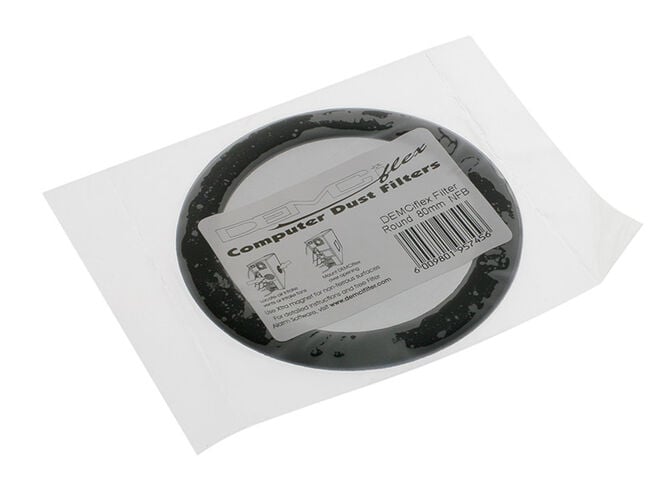DEMCiflex Staubfilter 80mm, rund - schwarz/schwarz image number 2