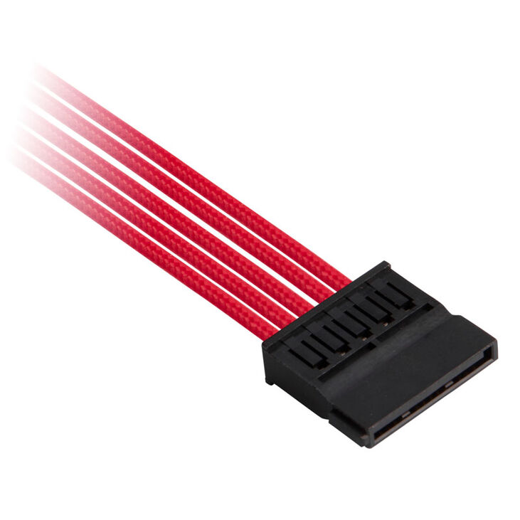 Corsair Premium Pro Sleeved Kabel-Set (Gen 4) - rot image number 4