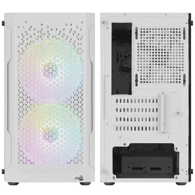 Aerocool Trinity Mini-Tower V2, Tempered Glass - wei&szlig; image number 2