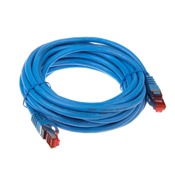 InLine Patchkabel Cat.6, S/FTP (PiMf), 250MHz, blau - 5m image number 1
