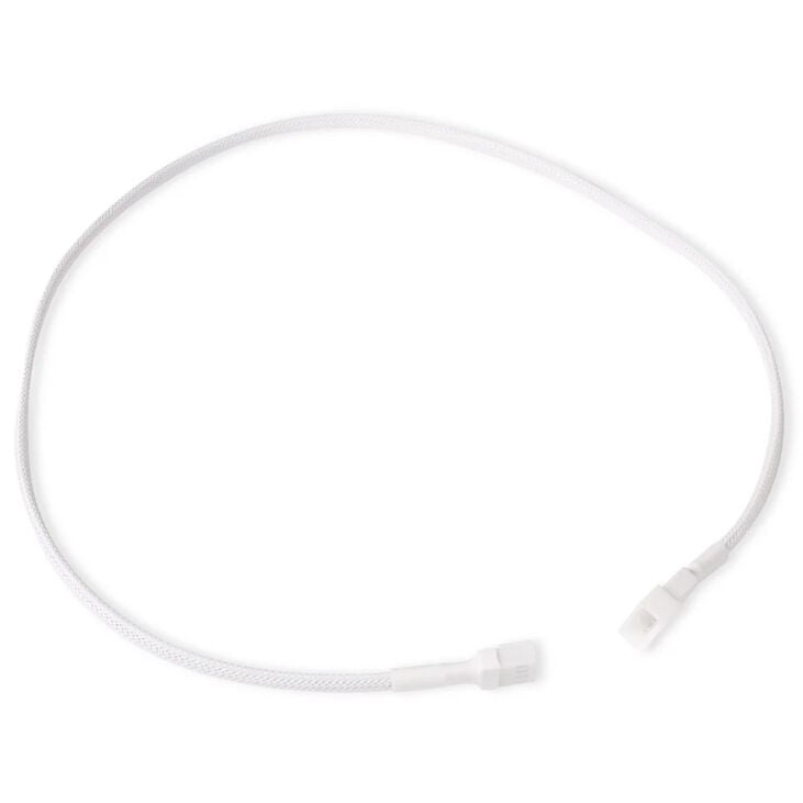 Alphacool Lüfterkabel 4-Pin auf 4-Pin Verlängerung 60cm - weiß image number 0