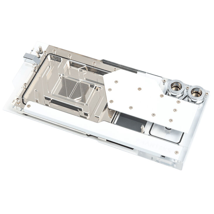 PHANTEKS Glacier Ez-Fit G40 RTX 4090 Asus GPU Water Block, D-RGB – White image number 1