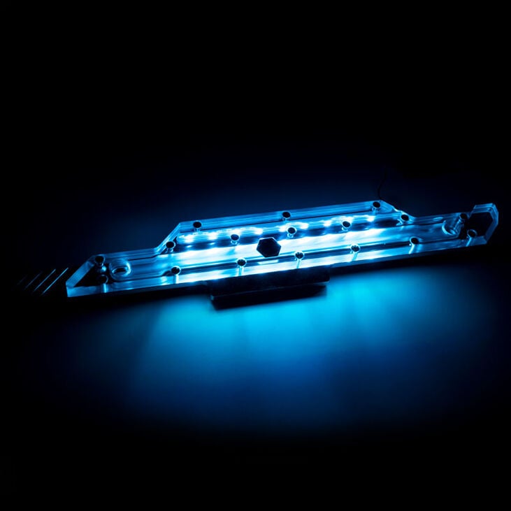 Bitspower Mosfet Kühler für ASUS ROG Dominus Extreme DRGB Nickel - Acryl image number 3