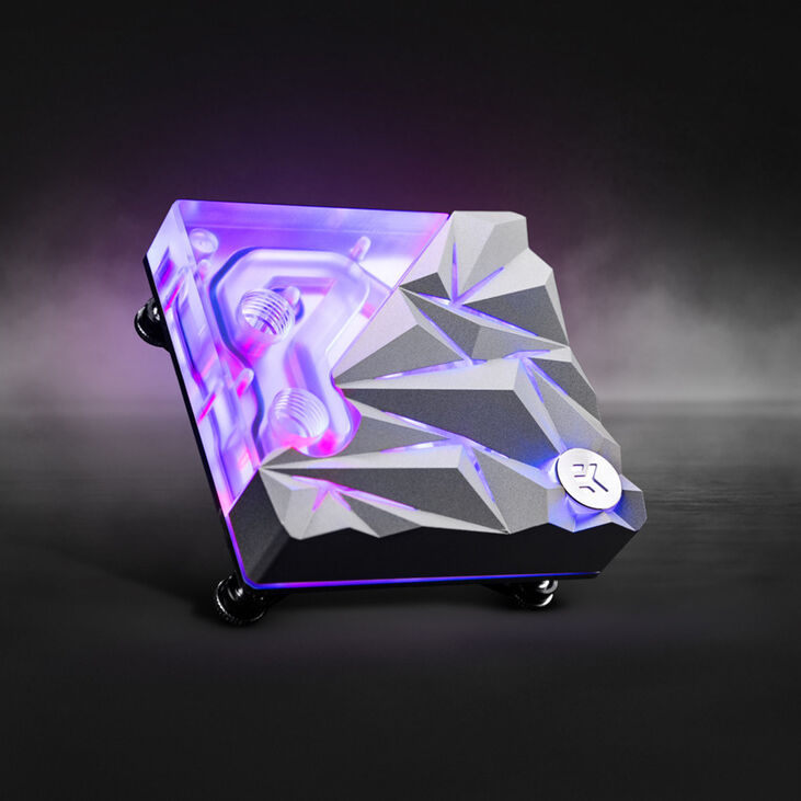 EK Water Blocks EK-Quantum Velocity² Edge D-RGB - 1700 Silver Special Edition image number 2