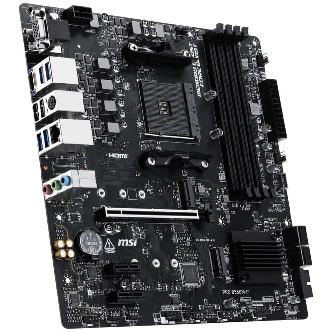 MSI Pro B550M-P, Sockel AM4, AMD B550, mATX, DDR4 image number 1