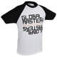Global Masters T-Shirt GM Text - weiß (S)