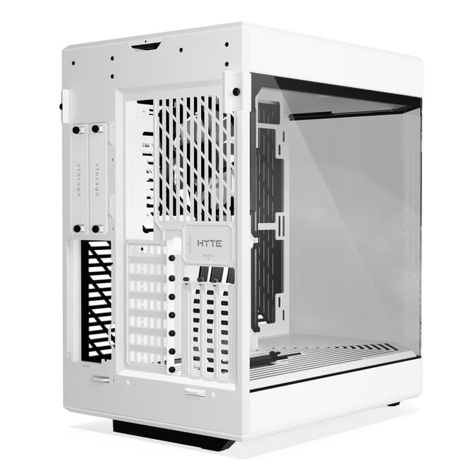 Hyte Y60 PC Case, Mid Tower, Tempered Glass - White image number 5