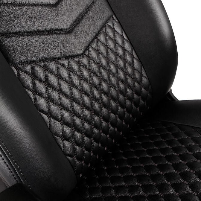 noblechairs ICON Real Leather Gaming Chair - Black/Black image number 5