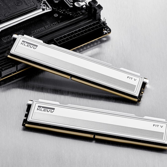 KLEVV FIT V DDR5-6000 RAM, CL28, XMP 3.0 & EXPO - 32 GB Dual-Kit, wei&szlig; image number 14