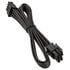 SilverStone 8 Pin ATX zu 4+4 Pin Kabel 350mm - schwarz image number null
