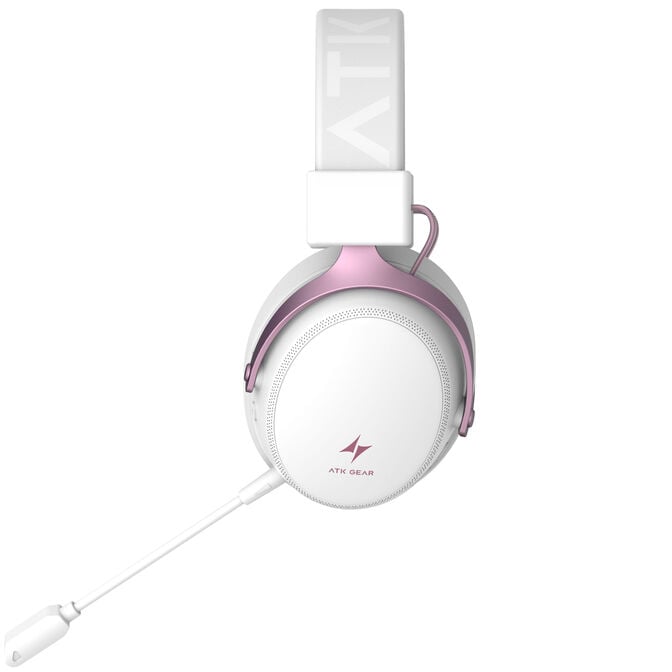 ATK N9 Neptune Ultra Wireless Gaming Headset - white/pink image number 4