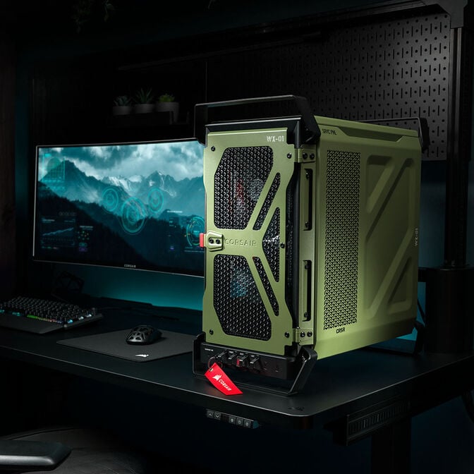 Corsair WARTHOG Performance Mid-Tower Case, Green image number 21