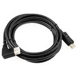 InLine 8K (UHD-2) DisplayPort Kabel, links gewinkelt, schwarz - 3m image number null