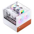 Jonsbo V12 PC Case, Mini Tower, Micro-ATX - White image number null