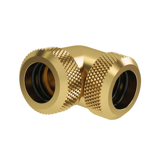 Barrow Multi-Link Adapter 90 Grad 12mm AD auf 12mm AD Hardtube - gold image number 0
