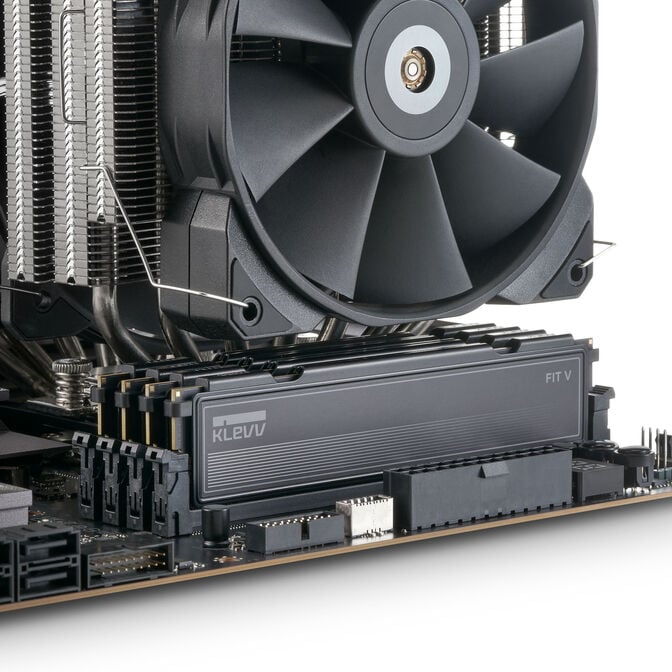 KLEVV FIT V DDR5-6400 RAM, CL30, XMP & EXPO - 32 GB Dual-Kit, schwarz image number 11