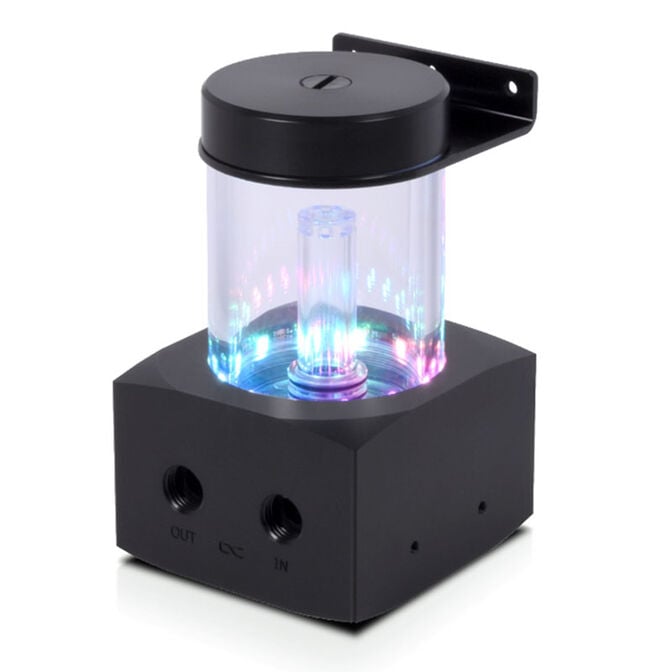 Alphacool Core 100 Aurora ARGB Ausgleichbeh&auml;lter mit VPP Pumpe, Acryl - schwarz image number 2