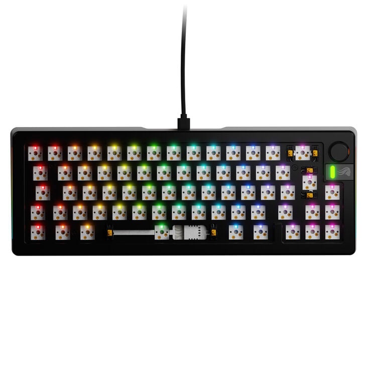 Glorious GMMK 3 Pro 65% Custom Gaming Keyboard - Barebone, ISO Layout, Black image number 1