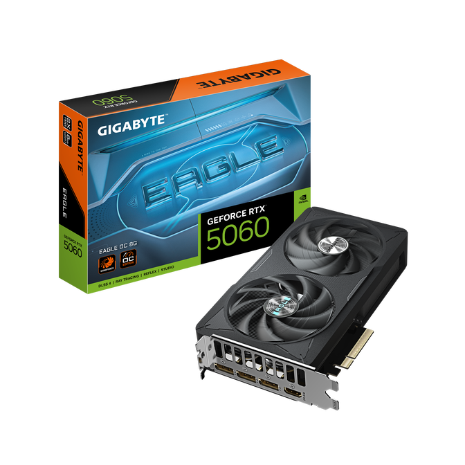GIGABYTE GeForce RTX 5060 Eagle OC, 8192 MB GDDR7 image number 0