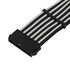 SilverStone ATX 24-Pin-Kabel, 300mm - Schwarz/Weiß image number null