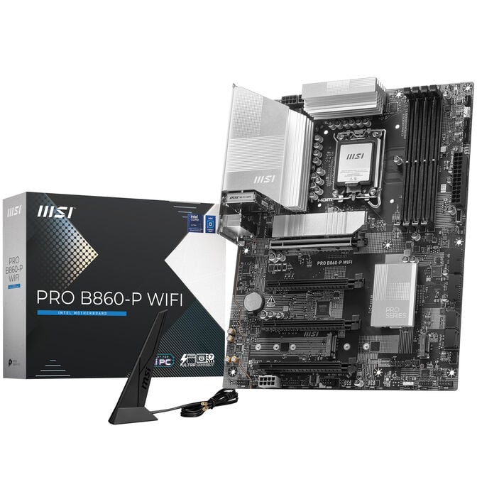 MSI PRO B860-P WiFi Motherboard, socket LGA 1851, Intel B860, ATX, DDR5 image number 0