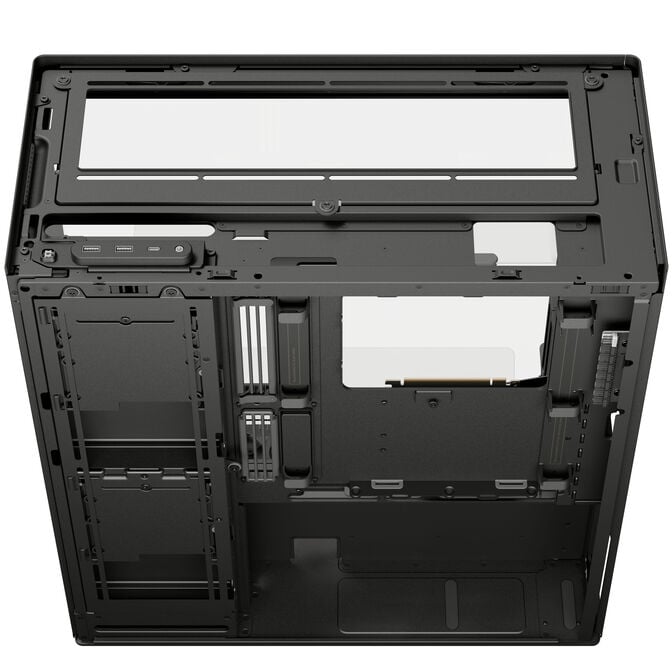 HAVN HS 360 VGPU PC-Geh&auml;use, Midi-Tower, vertikale GPU-Halterung - schwarz image number 8