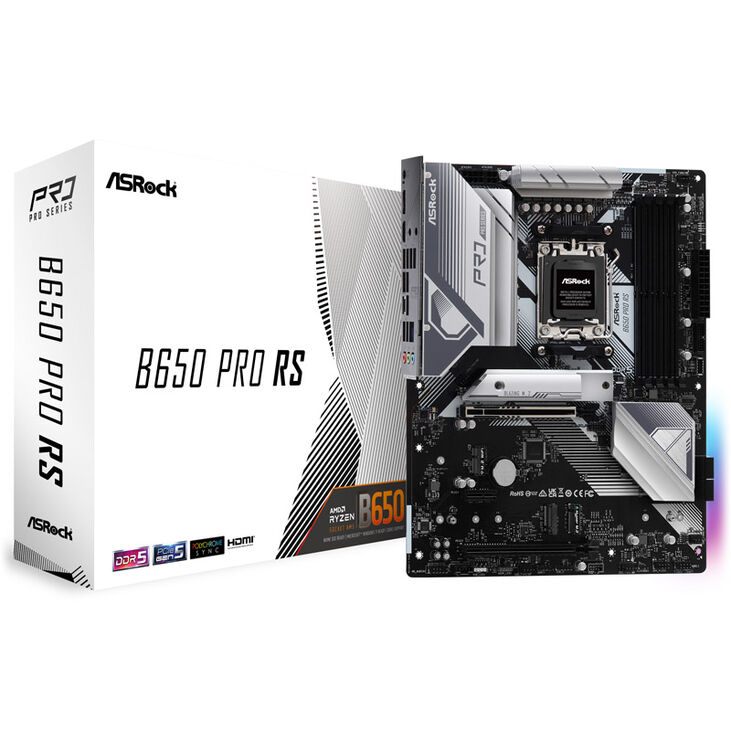 ASRock B650 Pro RS, AMD B650 Mainboard - Sockel AM5, DDR5 image number 0
