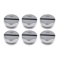 Alphacool Eiszapfen Verschlussschraube G1/4, chrome - 6er Pack