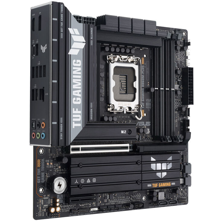 ASUS TUF Gaming B860M-Plus Mainboard, Sockel LGA 1851, Intel B860, Micro-ATX, DDR5 image number 7