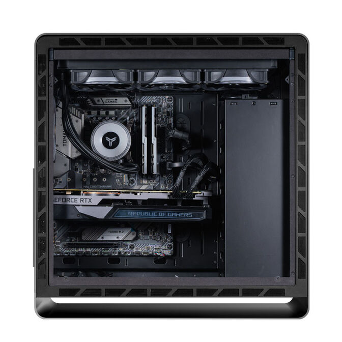 Jonsbo UMX6S E-ATX Midi-Tower, Tempered Glass - schwarz image number 8