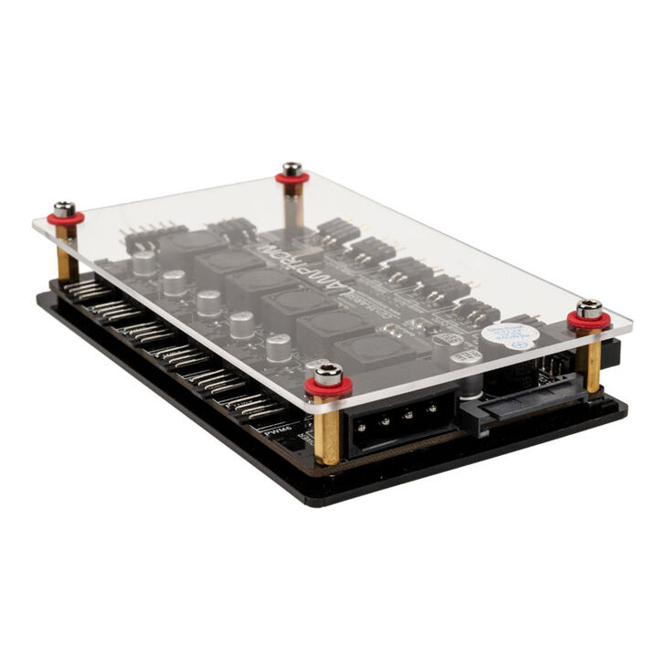 Lamptron CU135 Lüftersteuerung + RGB Controller mit Display, ARGB - schwarz image number 3