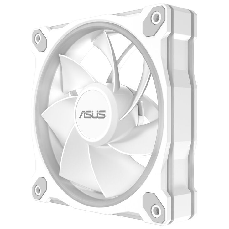 ASUS Prime MR120 ARGB Fan, PWM, Reverse - 120mm, white, pack of 3 image number 9
