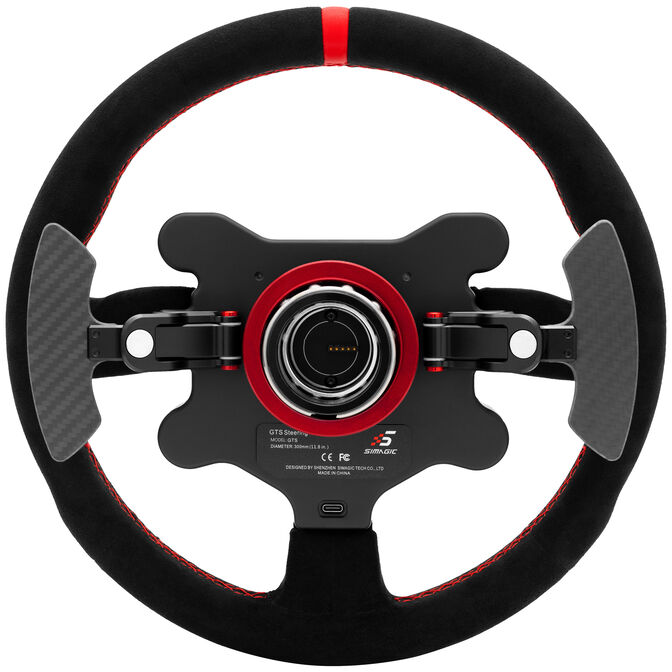 Simagic GTS steering wheel with quick release - Alcantara, 30 cm image number 1