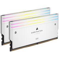Corsair Dominator Titanium DDR5-6600 RAM, CL32, XMP - 32 GB Dual-Kit, white