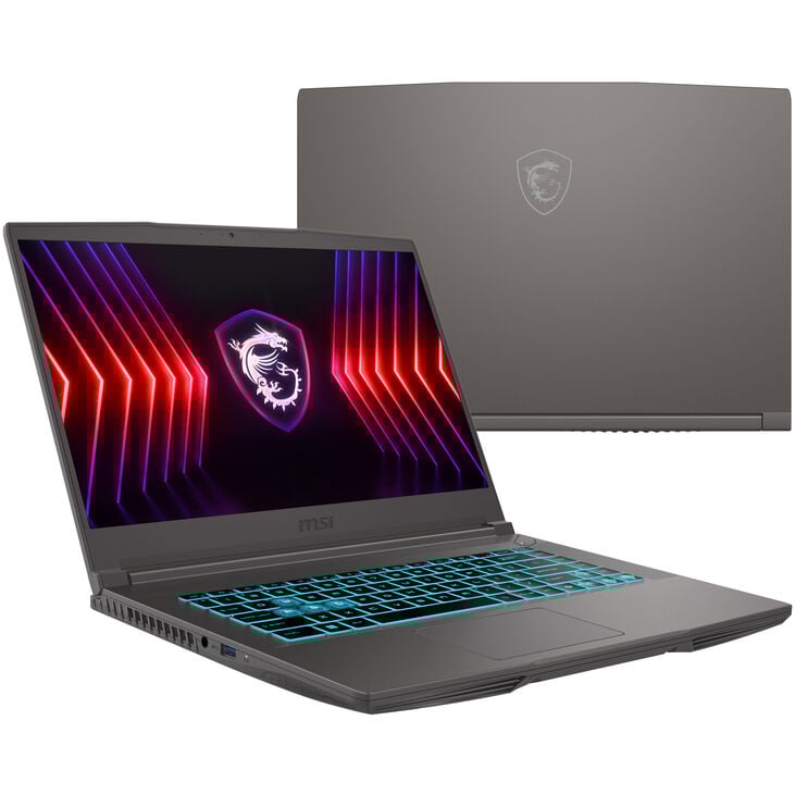 MSI Thin 15 B12UC-1439, 39,6 cm (15,6 Zoll) 144 Hz, Intel i5-12450H, RTX 3050 Gaming Laptop image number 0