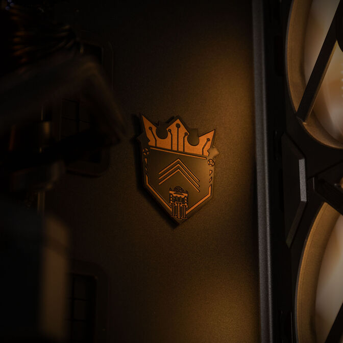 KingForge Gaming-PC Gold, AMD Ryzen 5 7500X3D, RTX 5070, Phanteks Eclipse G400A &ndash; Fertig-PC image number 7